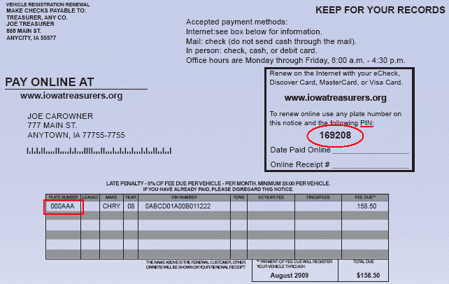 Vehicle what is registration number your Louisiana Vehicle